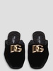 Slippers With Logo Plaque