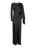 Long dress in satin