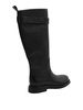 Black leather boots