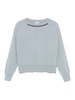 Long Sleeve Boat-Neck Sweater