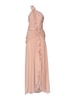One-Shoulder Dress In Silk Georgette