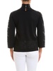 Black wool and lace sweater