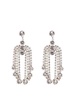 Silver pendant earrings