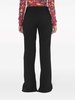 Front-slit straight-leg trousers
