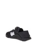NS1 mixed materials slip ons