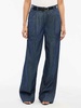 Chambray Relaxed Wide Leg Pant