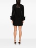 Wool And Silk Blend Embroidered Dress