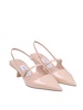 patent leather slingback