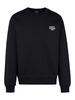 Rue Madame Black Cotton Sweatshirt
