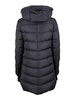 Quilted Down Jacket with Wool Sleeves