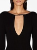 Deep v-neck mini dress