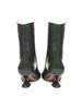 Leather Ankle Boot With Low Heel