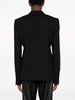 Single-breasted virgin wool blend blazer