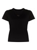 Black logo-print short-sleeve t-shirt