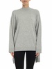 Melange light grey pullover
