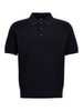 Woven Knit Polo Shirt
