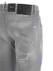 Faded ripped effect skinny jeans