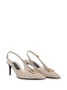 MM logo-plaque slingback pumps
