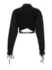 Criss cross cropped shirt
