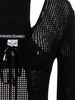 Openwork long cardigan