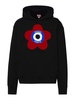Flower hooded sweatshirt