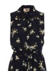 Poppy Black Chemisier Violet Dress