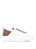 Wembley White Bronze Leather Sneaker