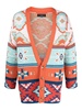 Desert road jacquard cardigan
