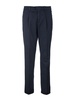 Garment-dyed Pima cotton trousers