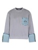 Gray Cotton Sweatshirt