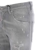 Faded ripped effect skinny jeans