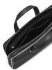 Monogram-Embossed Leather Briefcase