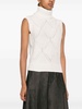 Wool And Silk Blend Vest