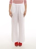 Linen wide leg trousers