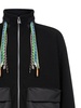 Tech fabric puffer jacket