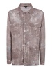 Dirty Effect Linen And Cotton Shirt