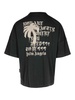 Stateme Black Cotton Over T-Shirt