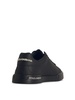 Portofino Black Leather Sneakers