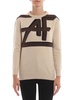 Logo intarsia wool and cashmere sweater