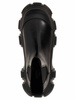 Leather platform ankle boots