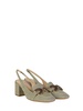 Chanel Slingback In Khaki Jeans