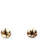 Pearl brass kira earrings