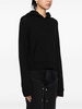 Curved Logo Knitted Hoodie