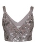 Top Crop Full Paillettes