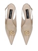 MM logo-plaque slingback pumps