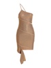 Sequin one shoulder dress