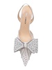 Decollete  with applied crystals