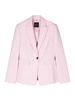 Light Pink Crepe Blazer