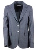 Single-breasted jacket in gray