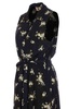 Poppy Black Chemisier Violet Dress